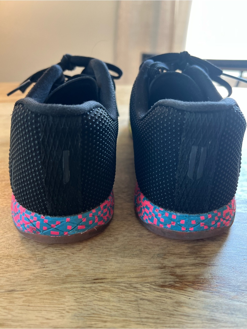 Nobull Black Athletic Sneakers with Colorful Speckled Midsole size 7 - Picture 6 of 11